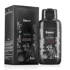 Limer Hair Dye Shampoo Natural Black bottle for easy at-home gray coverage