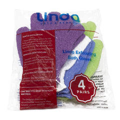 Close-up of Linda glove texture for exfoliation