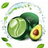 Lingyun mascarilla para ojos de aguacate, envase de 60 parches para hidratación diaria.