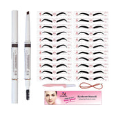 Linkinghome eyebrow pencil with 3D triangle design for precise shaping and long-lasting color.