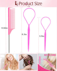 Linmxiy turvy loop styling tool for smooth no-pull twists.