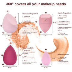 Linyumuxiang beauty blender large, soft and latex-free for smooth foundation diffusion.
