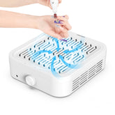 LIONVISON nail dust collector top view showing compact home salon design