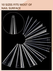 Five hundred tips across ten sizes simplify finding the perfect fit