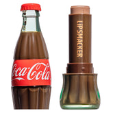 Lip Smacker Coca-Cola bottle packaging highlights vintage charm and gift-ready appeal.