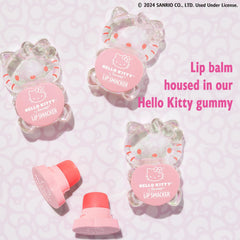 Hello Kitty balm packaging shows portable, gift-ready lip care on the go.
