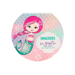 Lip Smacker Mermaid Palette pans in iridescent shades for shimmer.