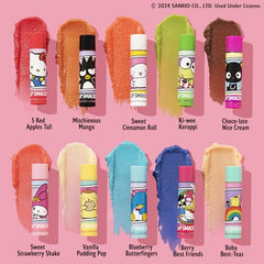 Aplicación suave del Lip Smacker Sanrio Pack para labios con brillo ligero