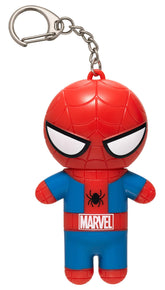 Lip Smacker Spider-Man lip balm keychain front view with glossy hydration.