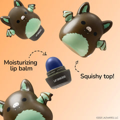 Lip Smacker Squishmallows Aldous blackberry flavor close-up