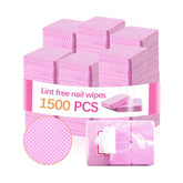 Lipetol toallitas sin pelusa para uñas, paquete rosa, ideal para manicuras.