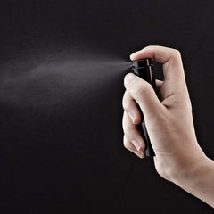 LISAPACK 8ML black close-up shows portable design for travel