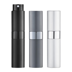 LISAPACK 8ml atomizer bottle in black for portable fragrance on the go