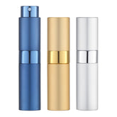 LISAPACK 8ml atomizer Gold finish, travel-friendly fragrance sprayer for quick on-the-go applications.