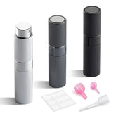 LISAPACK perfume travel bottle with striped grey design for on-the-go fragrance