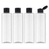 LISAPACK travel bottles with flip cap, 250ml, easy cosmetic refills