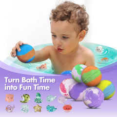 Lisotera bath bombs reveal surprise toys inside to spark excitement