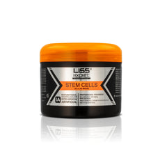 Liss Expert Stem Cells bottle pour showing easy dispensing for at-home smoothing.