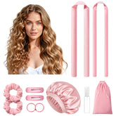 LitBear heatless curls overnight bonnet secures curls for peaceful sleep