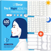 LitBear parche acné día 0-33mm, uso diurno discreto para piel natural.