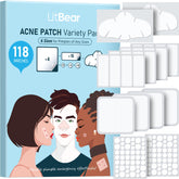 LitBear pimple patches in 8mm size for targeted spot care and absorption