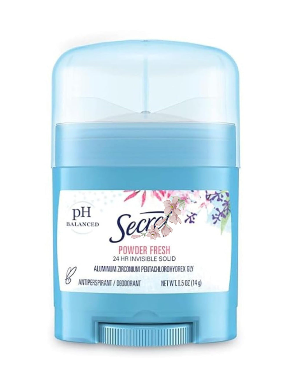 LiteZout Secret desodorante invisible sólido, aplicación suave sin dejar manchas