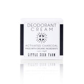 Desodorante Little Seed Farm con carbón activado, aroma limpio y natural.