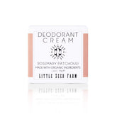 Desodorante natural Little Seed Farm romero patchouli crema: sensación suave y fresca