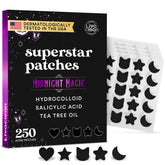 Parche LivaClean con estrellas negras cubre y protege la piel