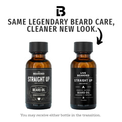 Live Bearded beard oil dropper for precise, mess-free application.