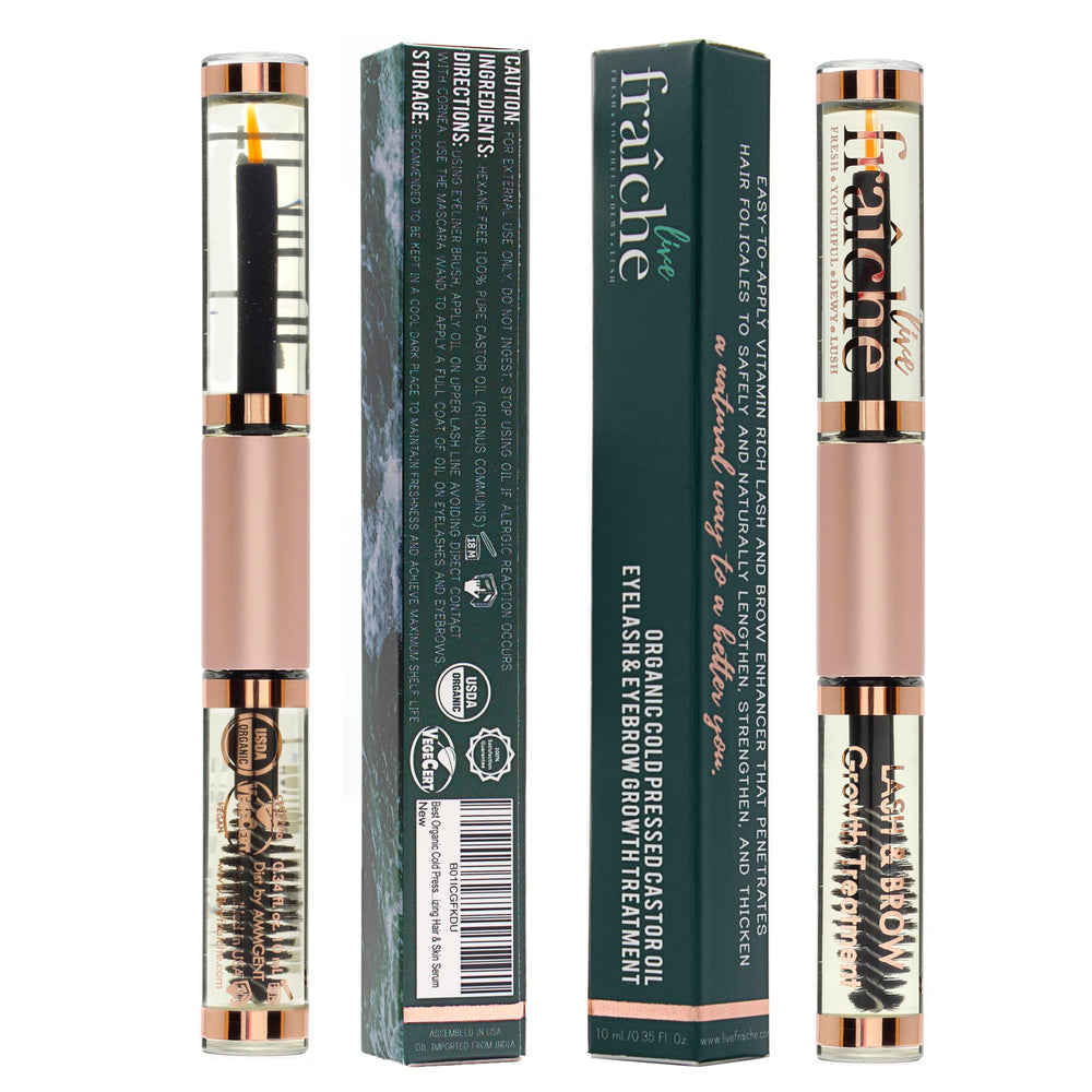 Live Fraiche lash serum double pack front view for convenient lash care