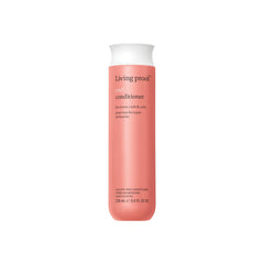Living Proof Curl Conditioner bottle in shower promoting easy detangling and defined curls.
