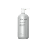 Living Proof Full Conditioner bottle closeup showing silicone-free formula for color-treated hair.