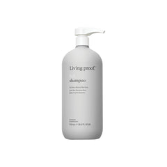 Living Proof Full Shampoo bottle showing volumizing action for fuller hair