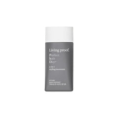 Living Proof PhD 5-in-1 styling treatment bottle highlights smoothness and shine