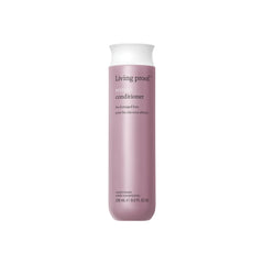 Living Proof Restore Conditioner bottle with label hints at stronger, healthier-looking hair.