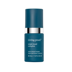 Living Proof Triple Bond Leave-In Treatment bottle for smoother, stronger hair.