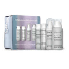Living Proof Voluminous Hair Essentials Kit travel shampoo bottle adds lift and body