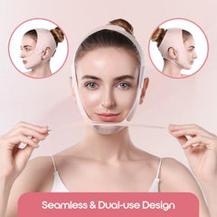 Lixuee vline mask fabric-detail highlights breathable Ice Silk for all-night comfort.