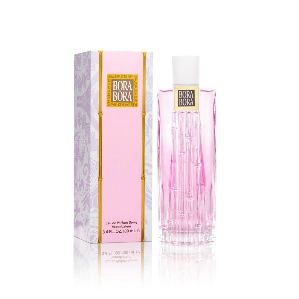 Liz Claiborne Bora Bora bottle front, tropical escape ready for summer wear.