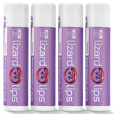 LizardLips balsamo-labial SPF22 protege labios bajo el sol en exteriores.