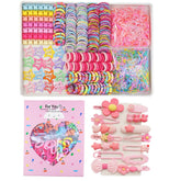 Lizioo lazos elasticos coloridos para niñas, ideal para peinados rapidos y duraderos.