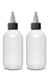 ljdeals 2 oz plastic squeeze bottle with twist top cap for precise dispensing
