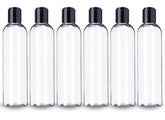ljdeals 8 oz clear bottle with disc top cap for easy dispensing