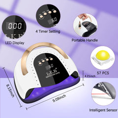 LKE lamp bottom plate removable for easy cleaning and sanitation.