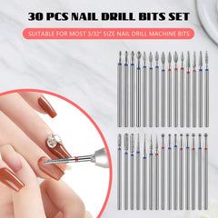 Lkueui cuticle nail bit precision in action for smooth grooming.