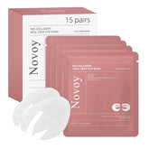 LLVYUO Novoy Rose Eye Patches pack for brightening and soothing the under-eye area