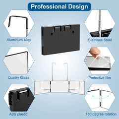 LMZNXCZ real glass mirror offers clearer reflections and durability.