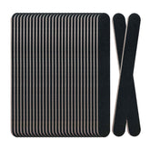 LNAUJS 30-pack emery boards with 100/180 grit, black finish for natural and acrylic nails.