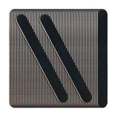 LNAUJS 60-pack black nail files with double-sided 100/180 grit for durable shaping